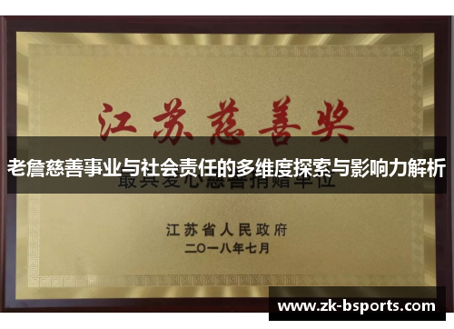 老詹慈善事业与社会责任的多维度探索与影响力解析